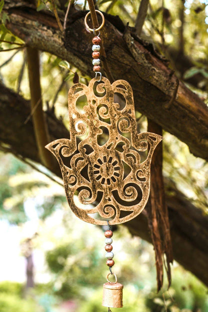Mira Fair Trade - Hamsa Wind Chime