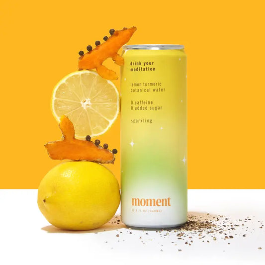 Sparkling Lemon Turmeric Botanical Water