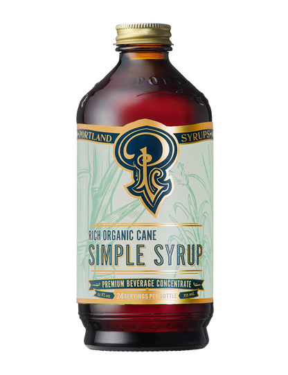 Organic Cane Sugar Simple Syrup 12 oz