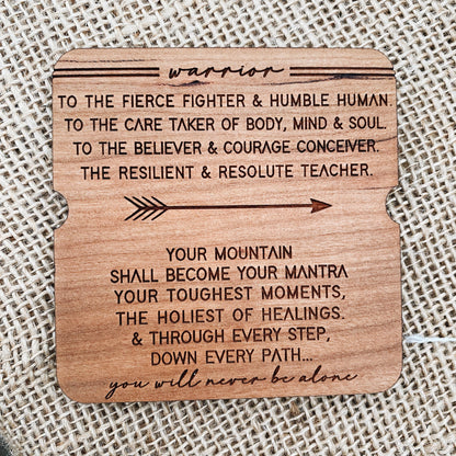Spiritual Whiskey - The Warrior Bracelet // Encouragement // Motivational Gift