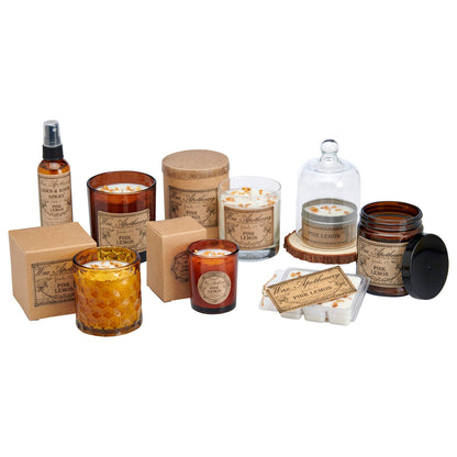 Pure Rose Botanical Candle in 7oz Scotch Glass