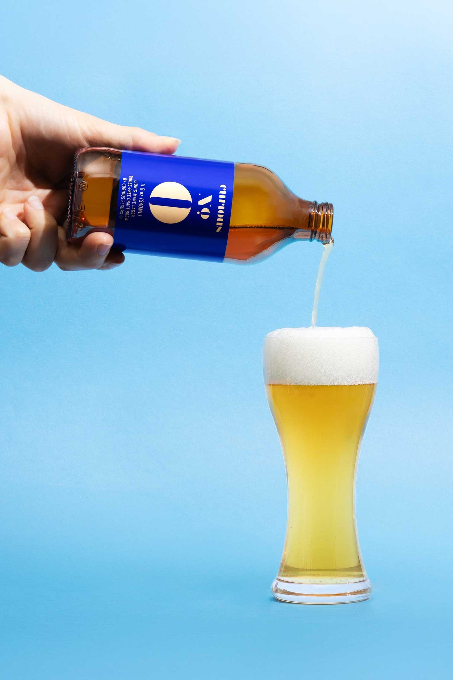 Curious Zero Lions Mane Lager