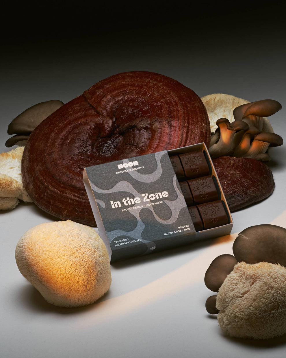 NOON Chocolate Delights • In The Zone – Hummingbird Heart Co. Kombucha ...