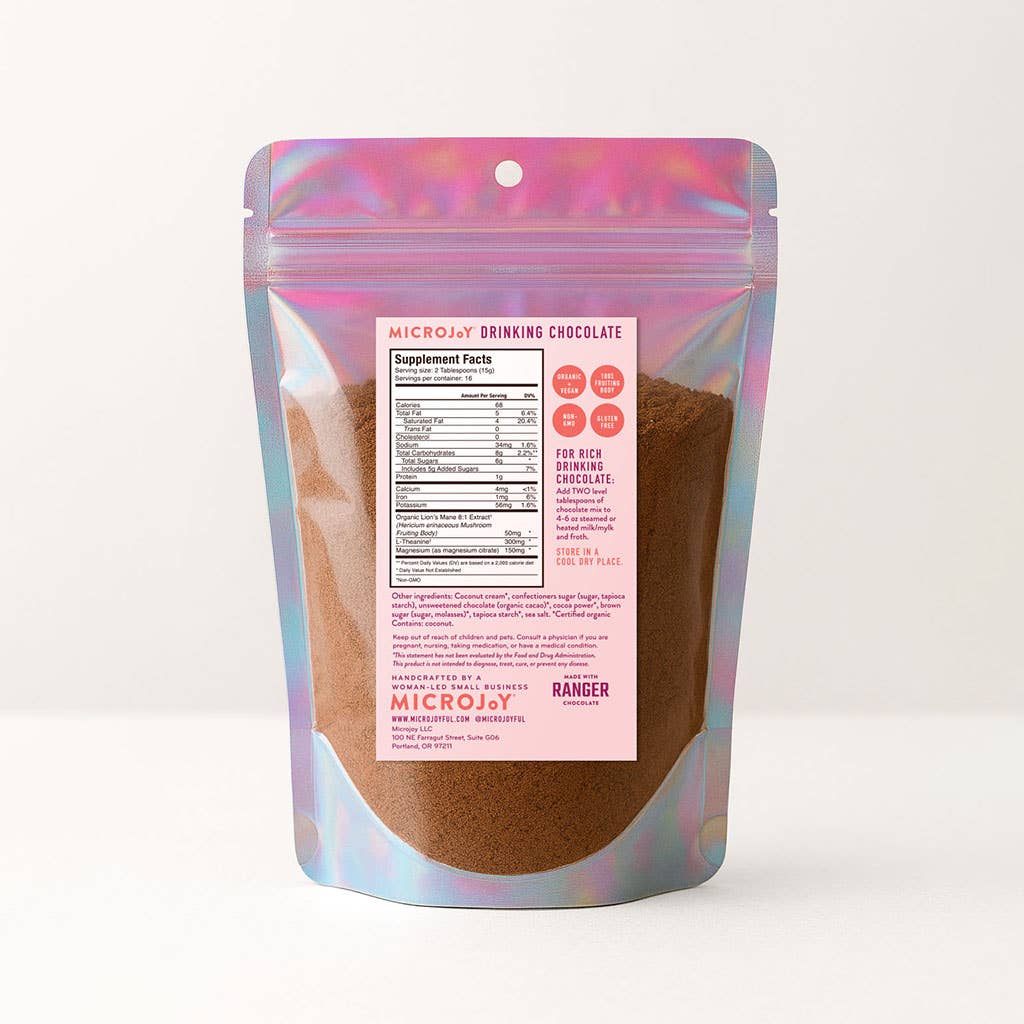 Blissed Out Seasonal Drinking Chocolate for Calm + Mood