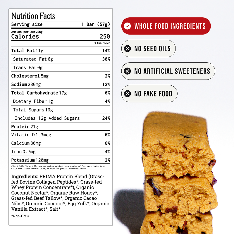 PRIMA - Ancestral Protein Bar - Salted Caramel