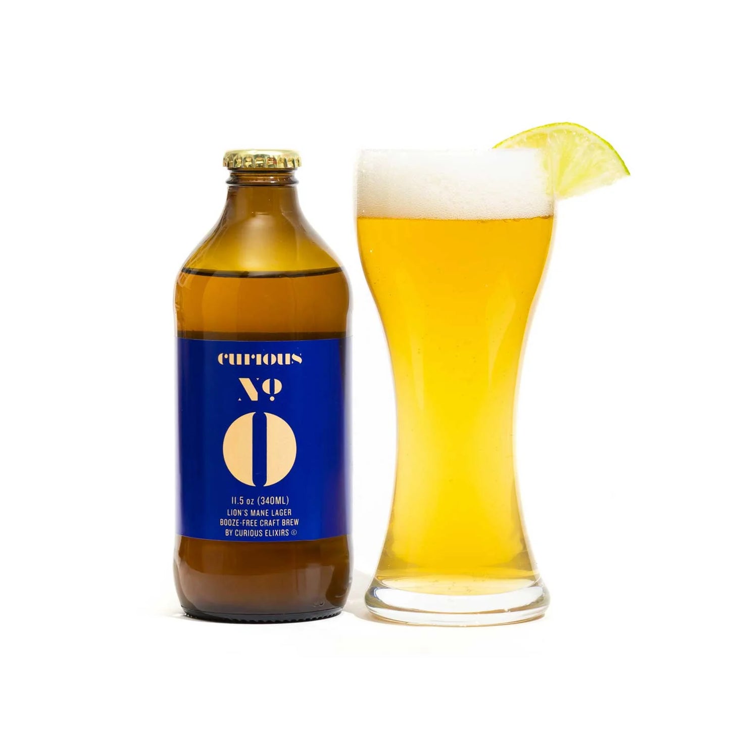 Lion's Mane Lager • Booze-Free Craft Brew