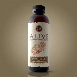 GT's Alive Root Beer Bottles