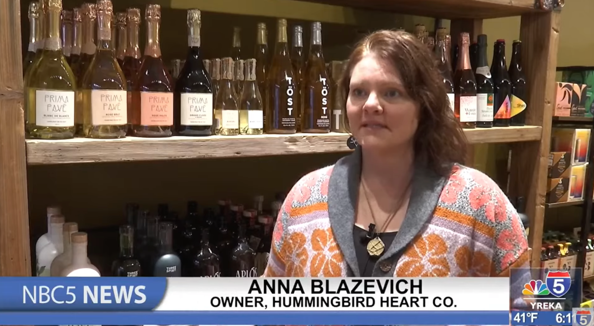 Load video:  Kobi - tv NBC5 news interview for dry January feature