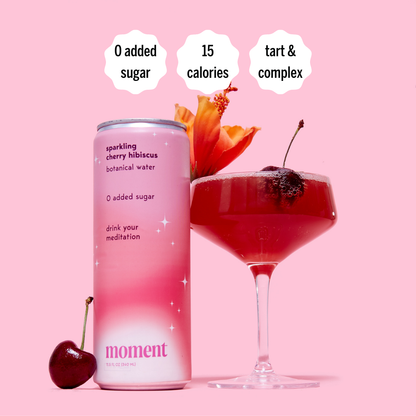 Sparkling Cherry Hibiscus Botanical Water