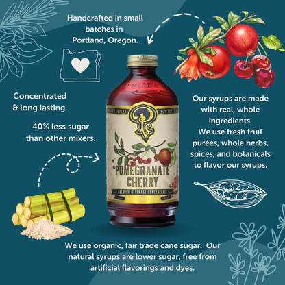 Pomegranate Cherry Syrup 12oz