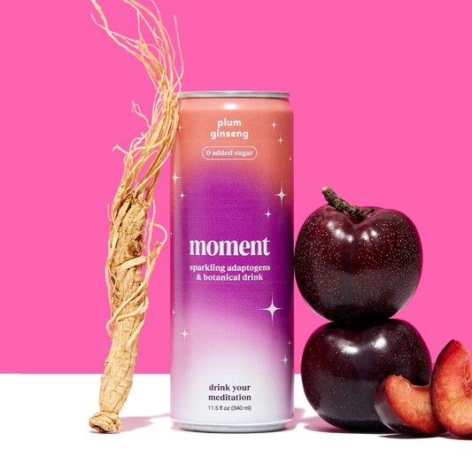 Sparkling Plum ginseng Botanical Water