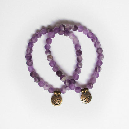 Spiritual Whiskey - Two Birds + One Stone Snap n' Share BFF Bracelet Amethyst
