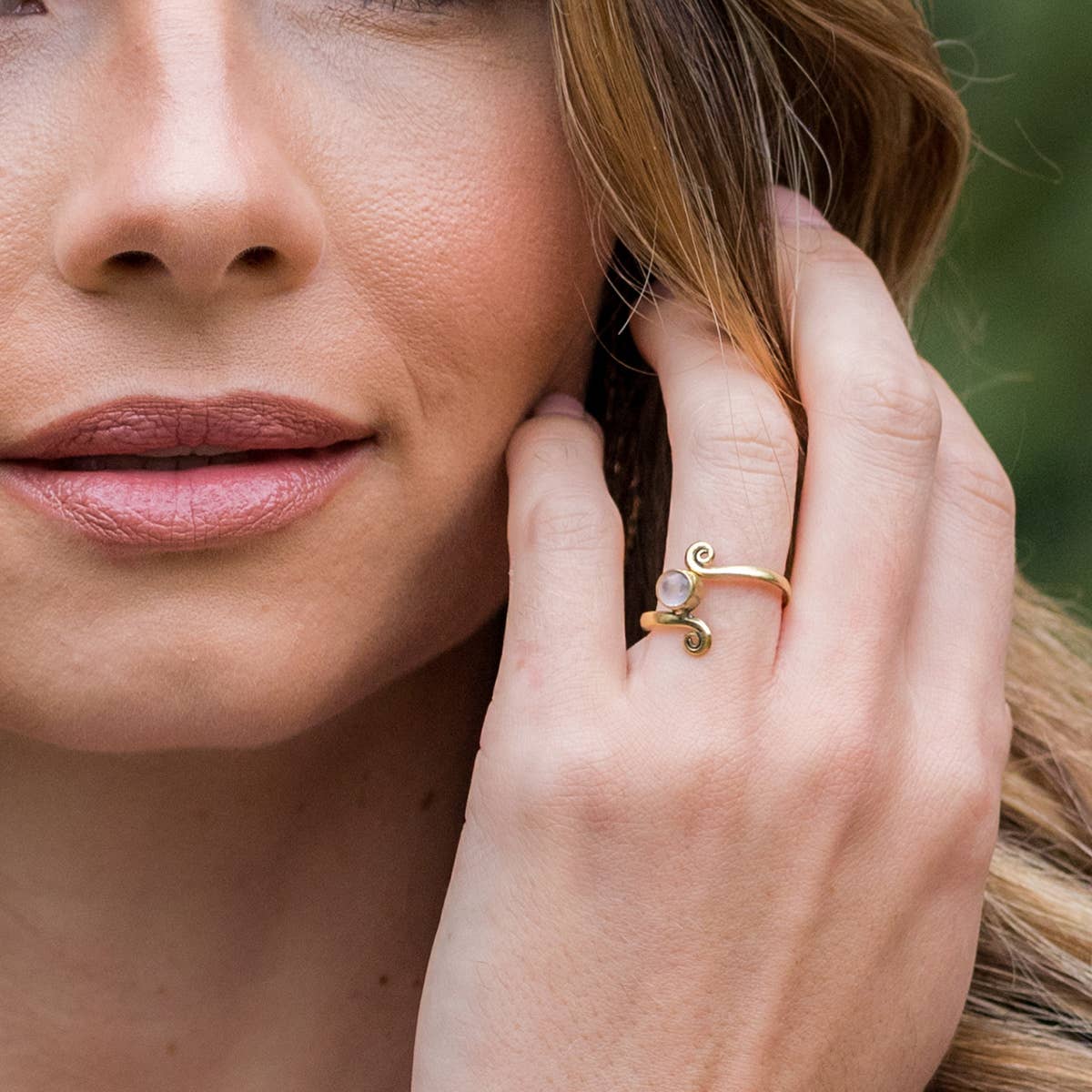 Tanvi Ring Collection - Gold-Toned Brass