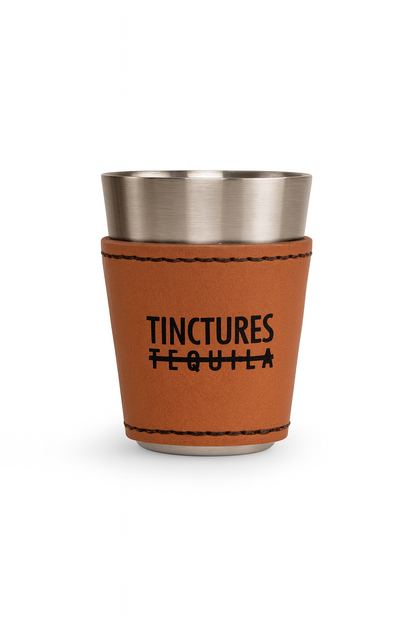 Spiritual Whiskey - Leatherette Shot Glass //Tincture // Sacred Sips