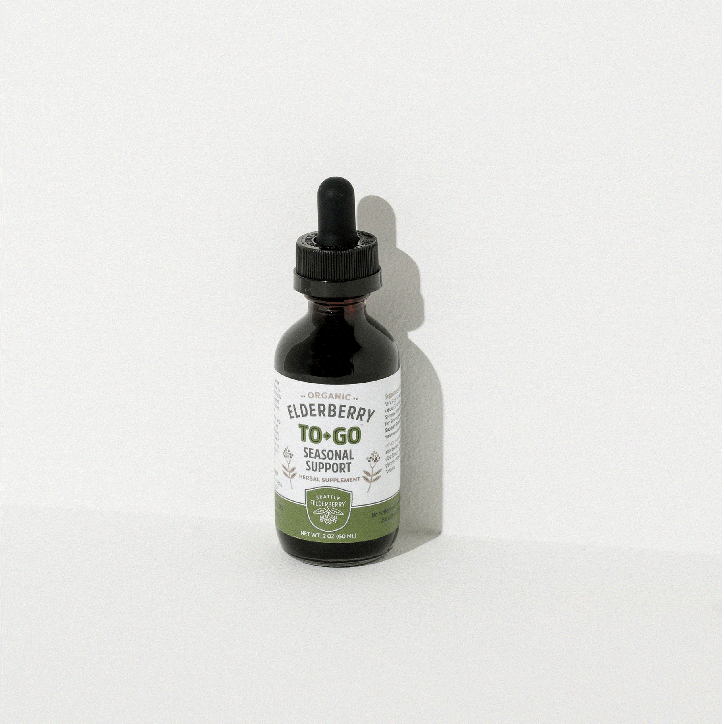 Seattle Elderberry - Seasonal Support To-Go™ Organic Elderberry Tincture