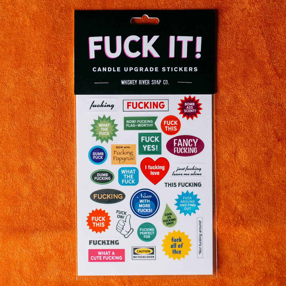 Fuck It! Stickers - Funny Stickers – Hummingbird Heart Co. Kombucha ...