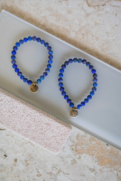 Spiritual Whiskey - Two Birds + One Stone Snap n' Share Bracelet Lapis