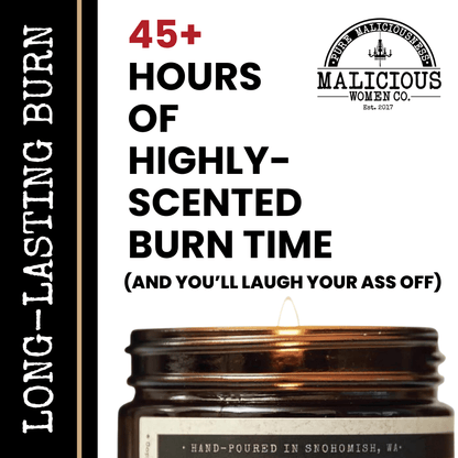 Magical Af 9oz Witch Candle Malicious Women Co