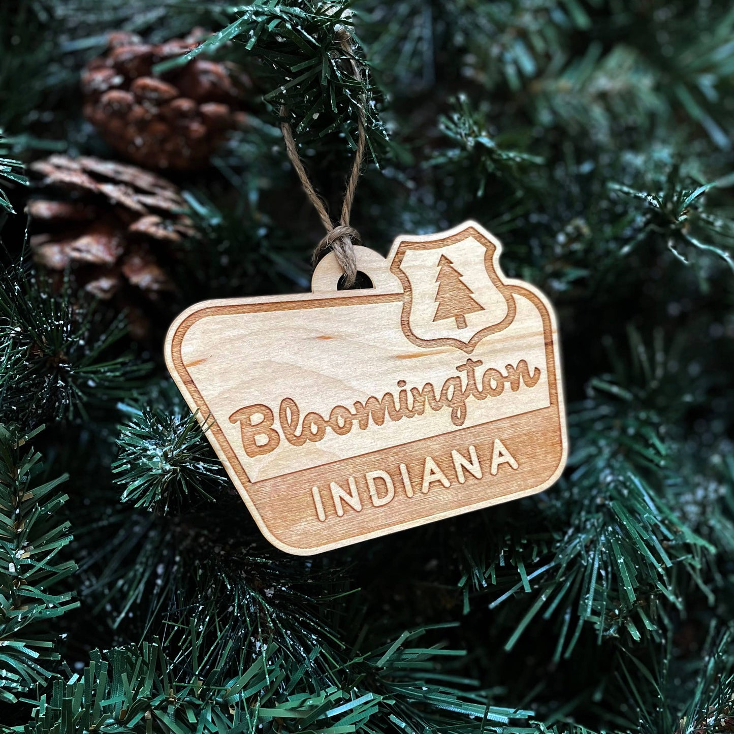 Customized Town Sign Ornament. Personalized For Your Town!