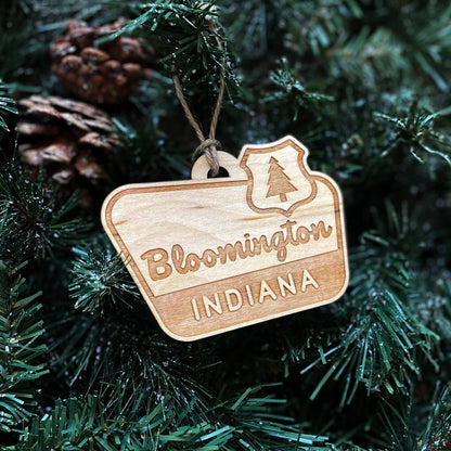 Customized Town Sign Ornament. Personalized For Your Town!