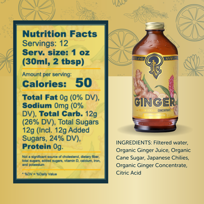Ginger Syrup 12oz