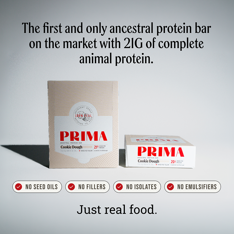 PRIMA - Ancestral Protein Bar - Cookie Dough