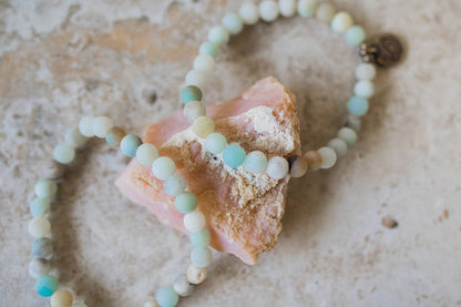 Spiritual Whiskey - Two Birds + One Stone Snap n' Share BFF Bracelet Amazonite