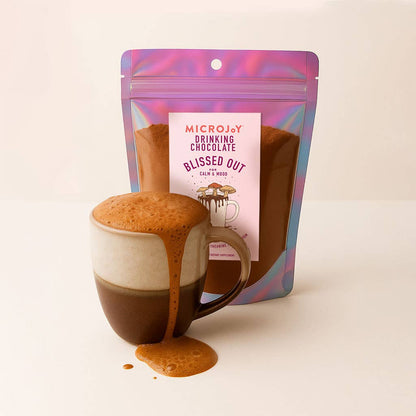 Blissed Out Seasonal Drinking Chocolate for Calm + Mood