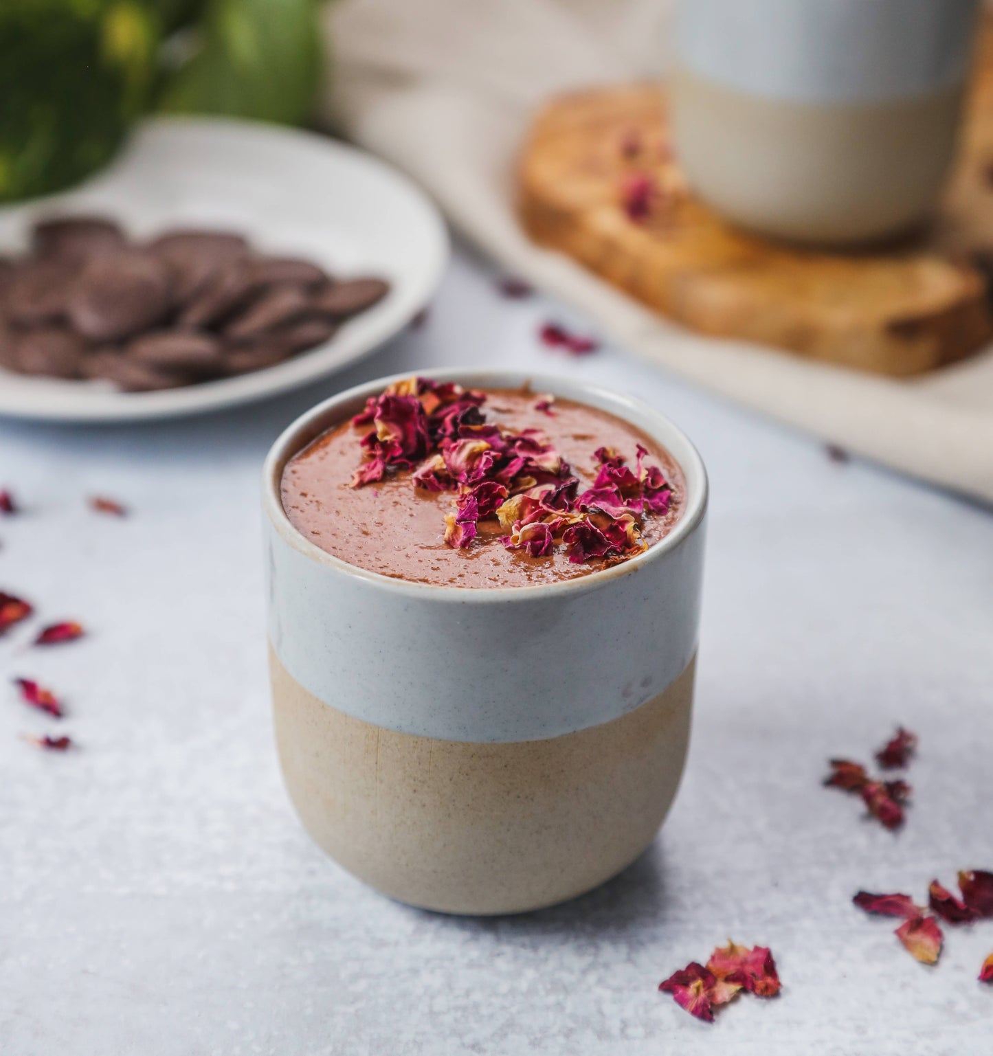 Tantric Rose Blossom Cacao - Organic Ceremonial Chocolate