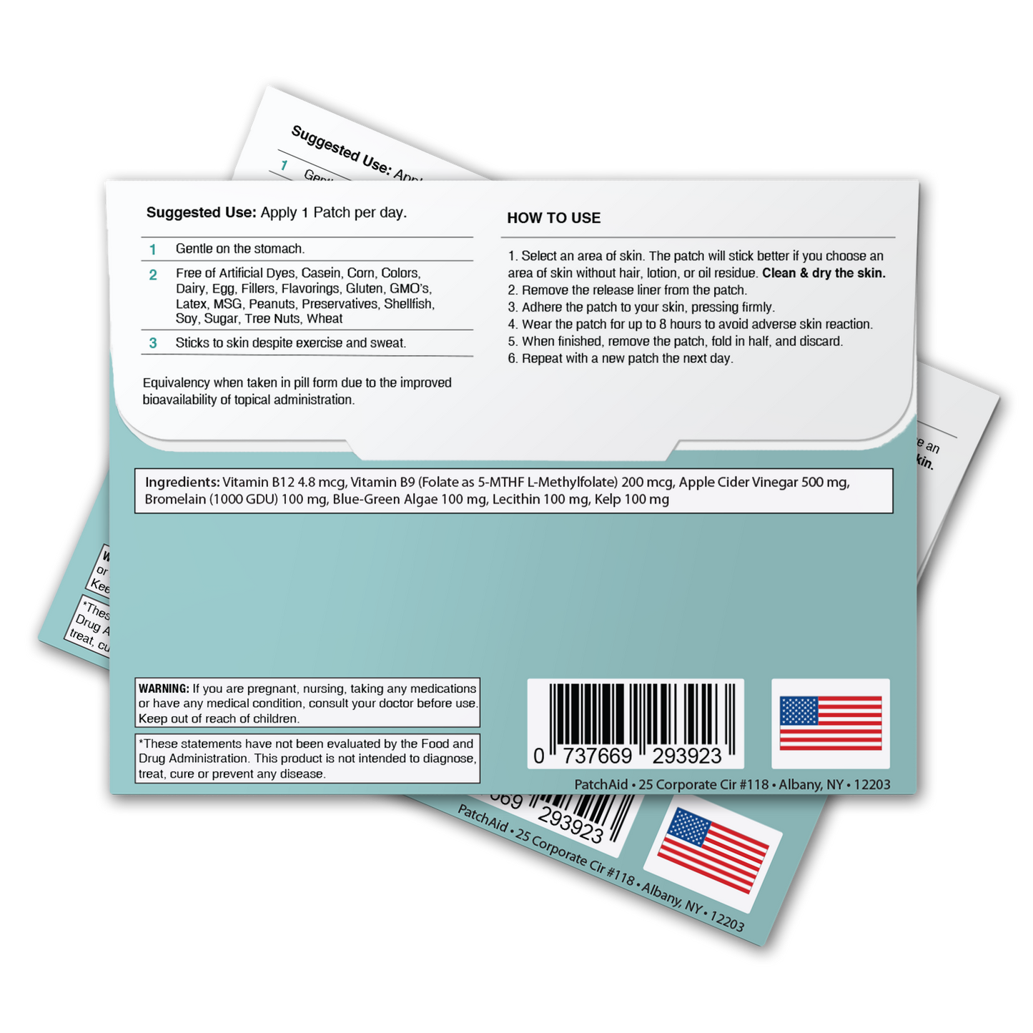 PatchAid - Natural Weight Loss Enhancer Patch - Metabolism & Energy Aid