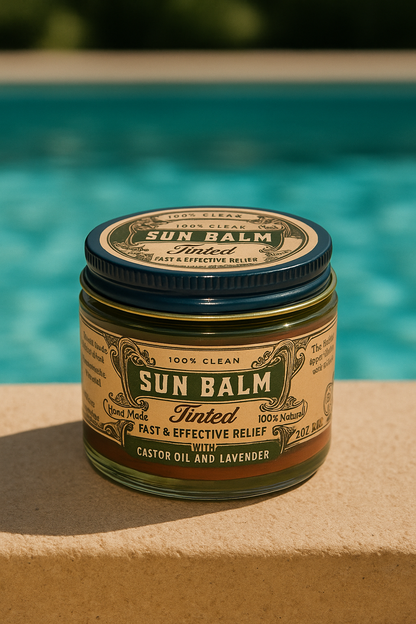 Sun Balm - Tinted Tallow Lavender Sunscreen "reef safe"