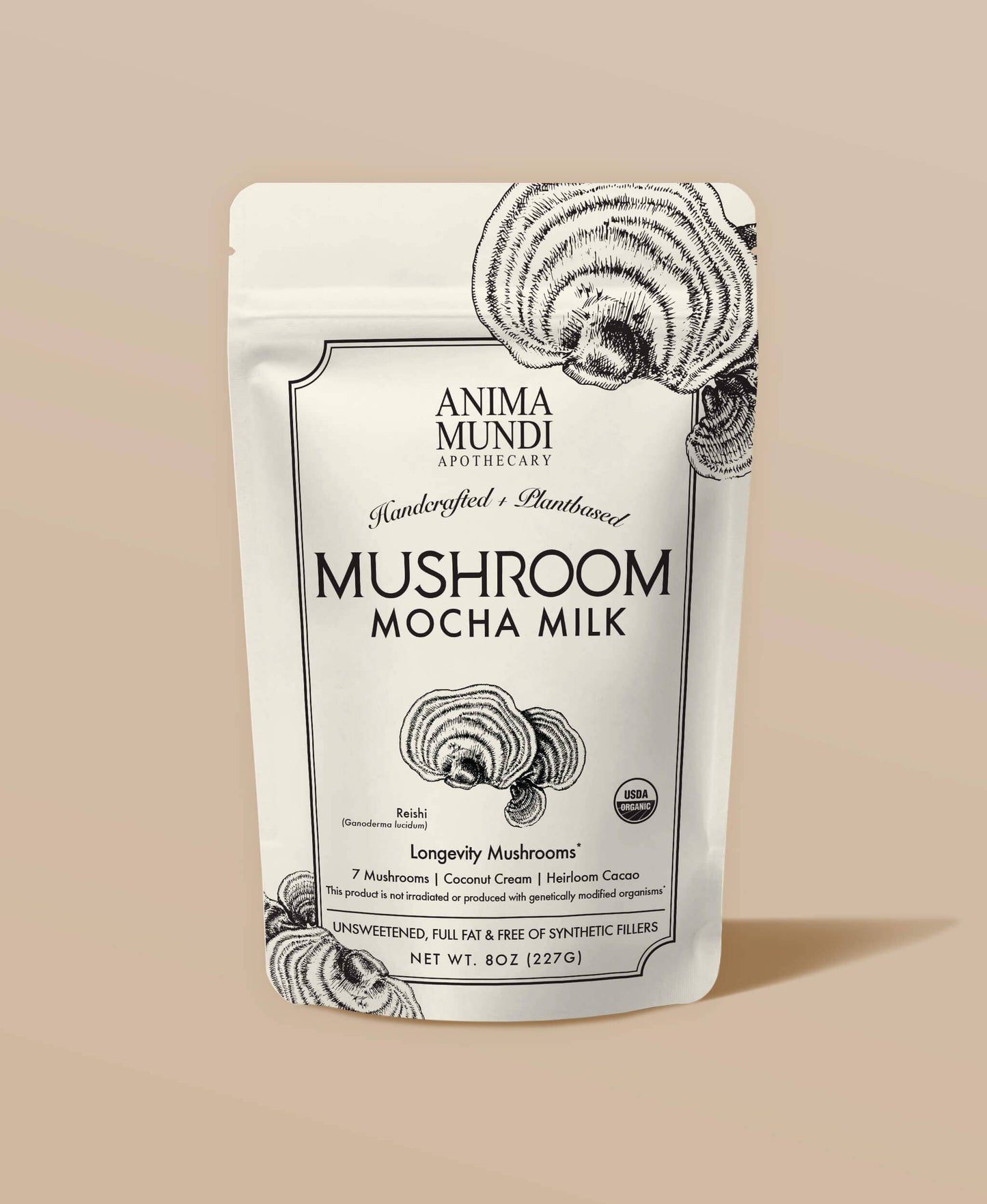 MUSHROOM MOCHA MILK | Longevity Milk