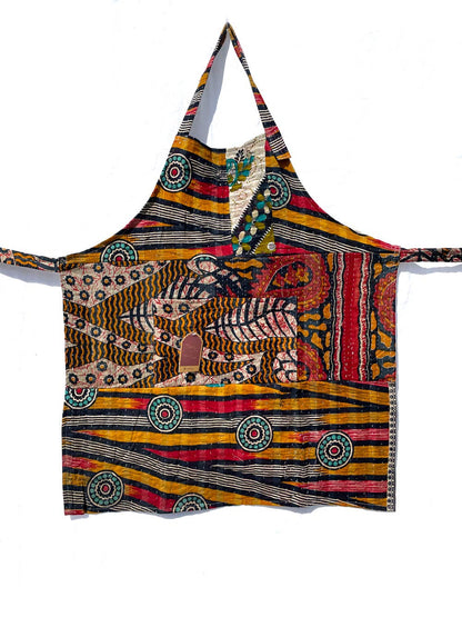 Mira Fair Trade - Upcycled Kantha Apron (Assorted Patterns)