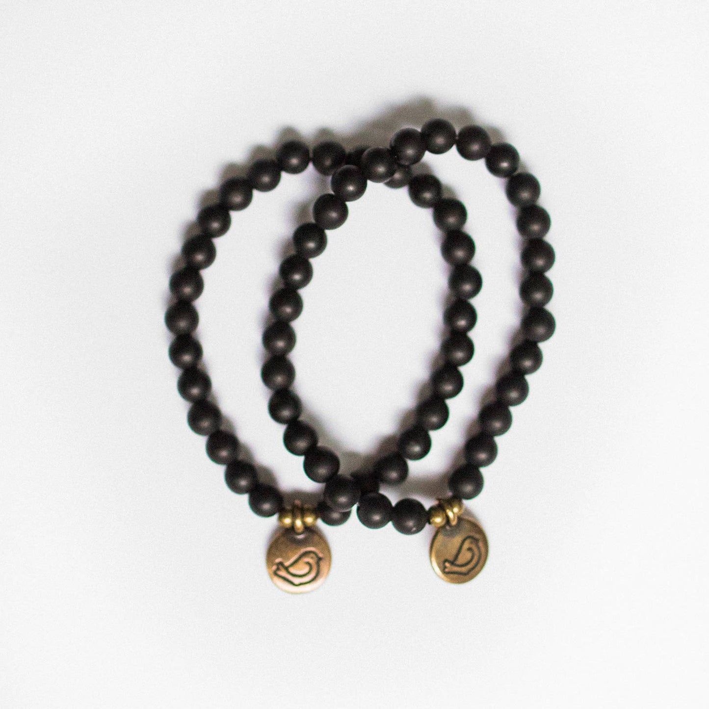 Spiritual Whiskey - Two Birds + One Stone Snap n' Share BFF Bracelet Black Onyx