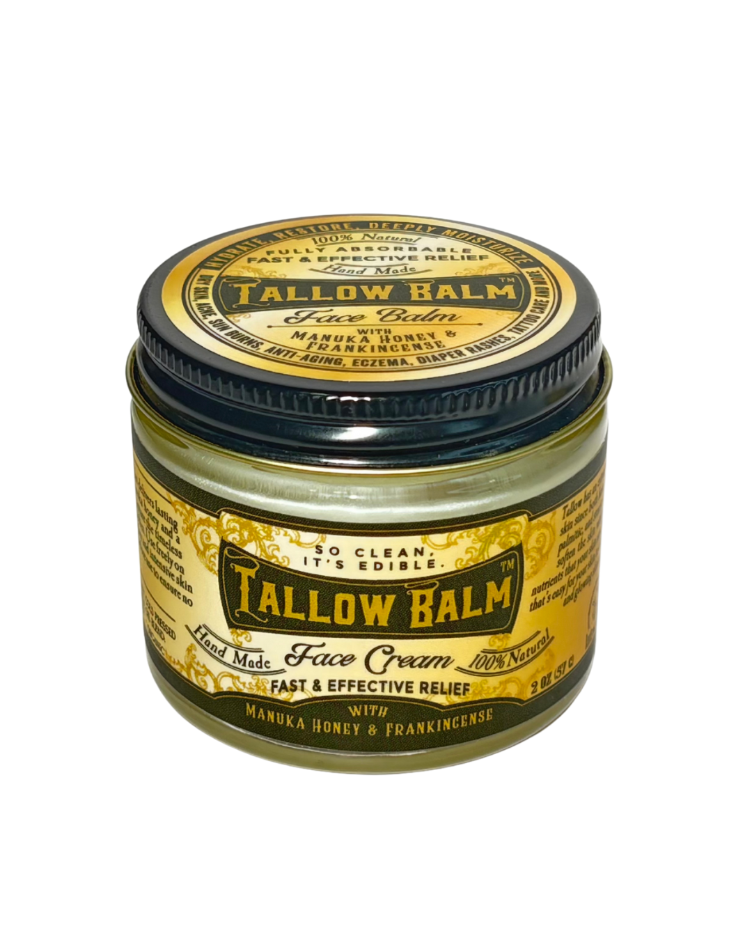 Tallow Face Cream with Manuka Honey