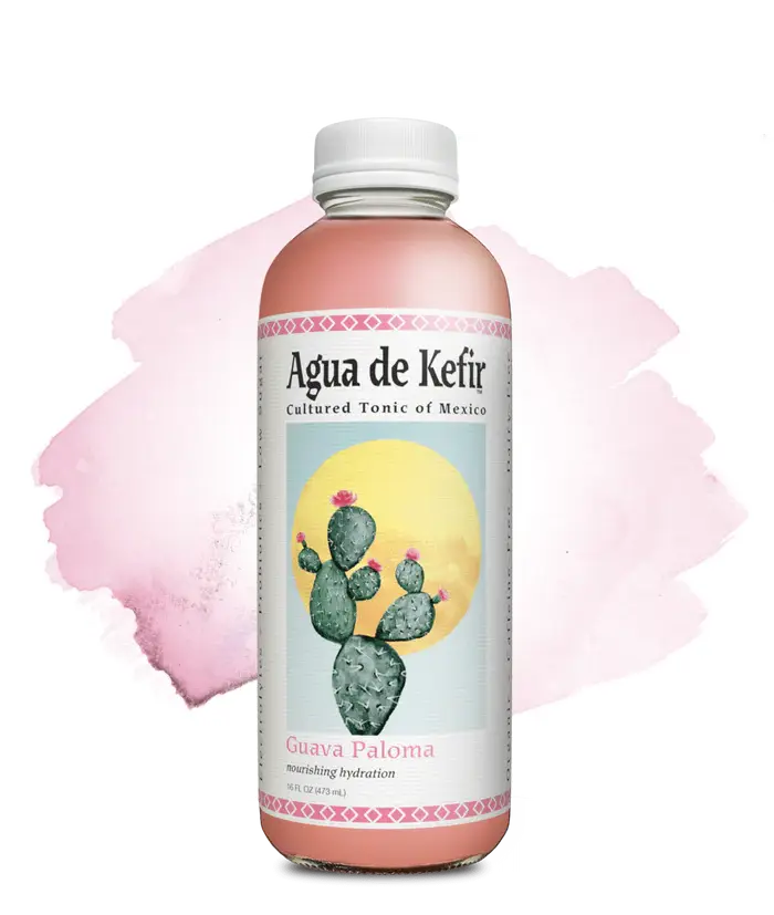 GT's Agua De Kefir Guava Paloma Bottles 16oz