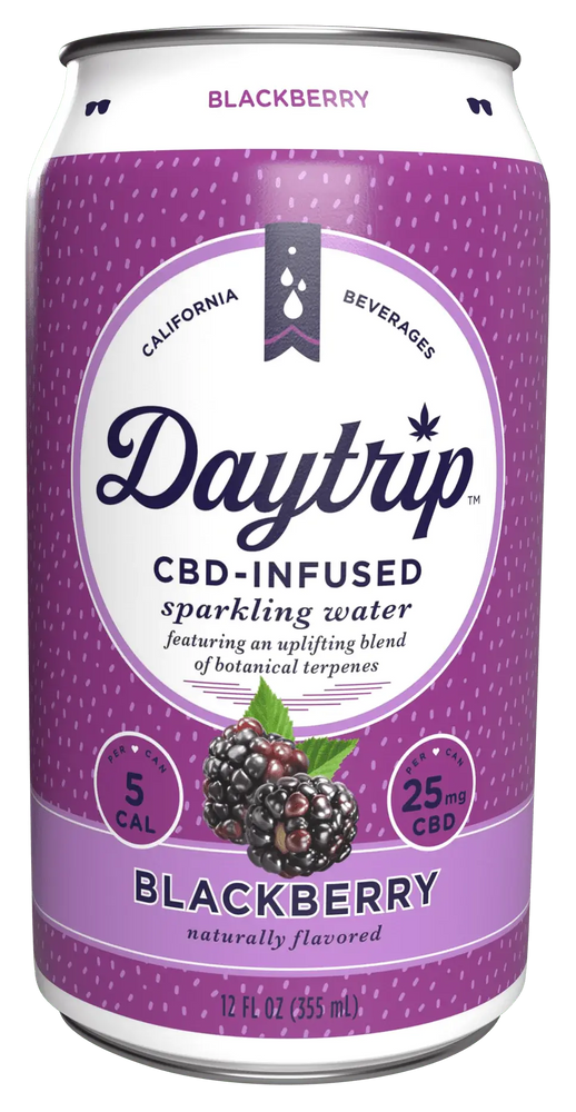 Daytrip CBD - Infused Sparking Water - Blackberry