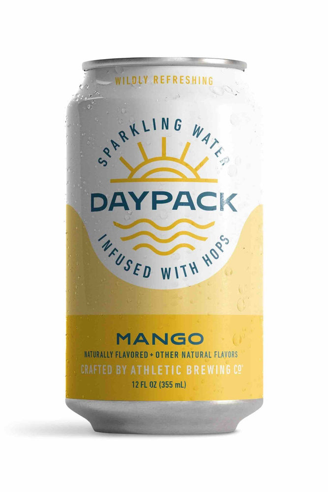 Athletic Brewing - DayPack Sparkling Water - Mango 6 pack