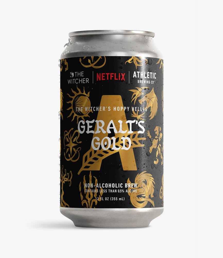Athletic Brewing - Geralt's Gold (Non-Alcoholic) 6 pack